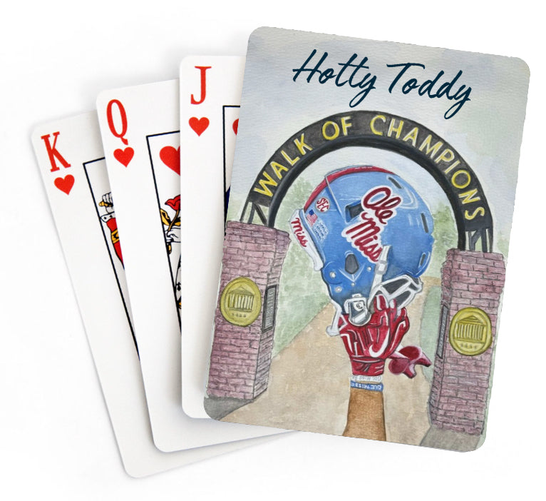 Ole Miss "Champions Rising" Playing Cards