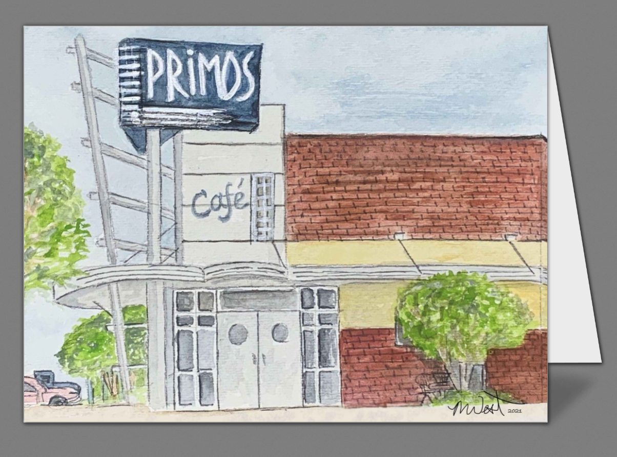 "Primos Cafe" Notecards (set of 10)