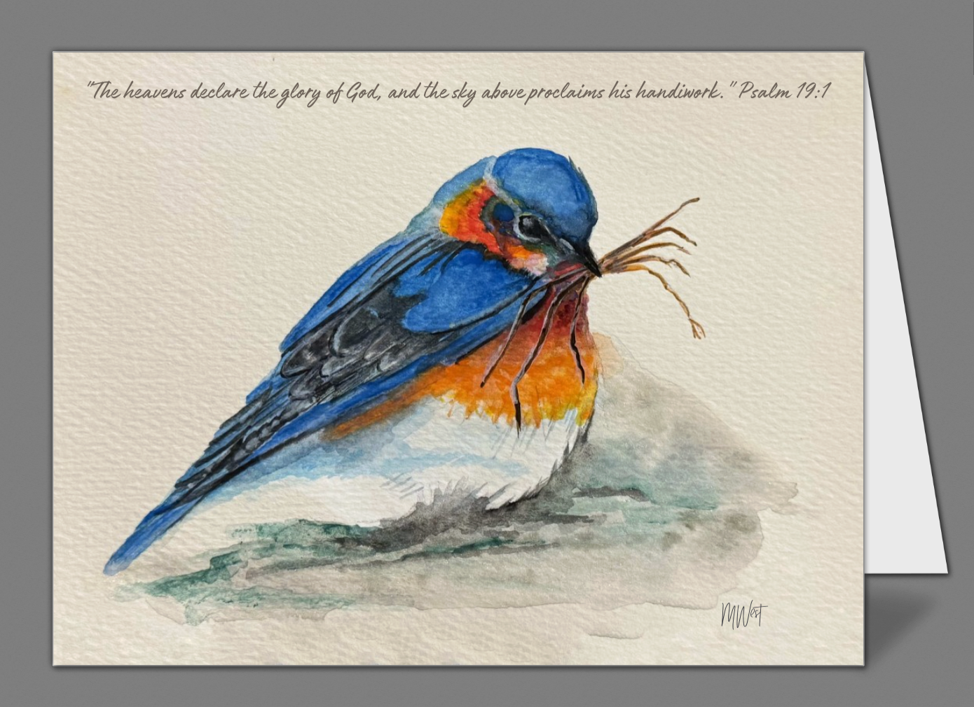 "Bluebird Nesting" Notecards (set of 10)