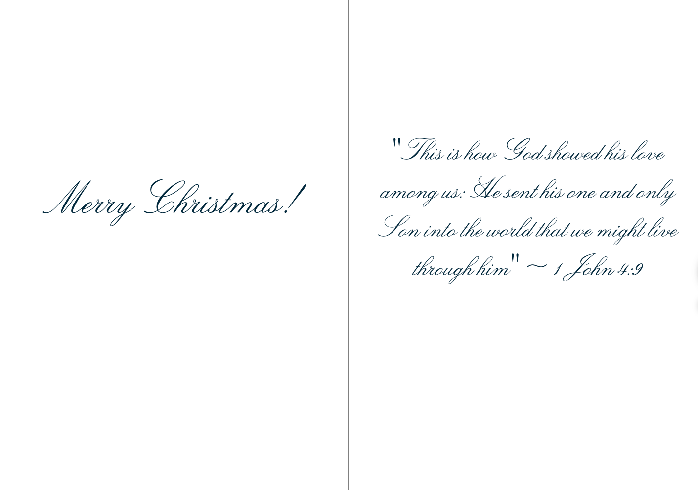 "Snowman's Christmas Wonder" 5x7 Christmas cards (set of 10)