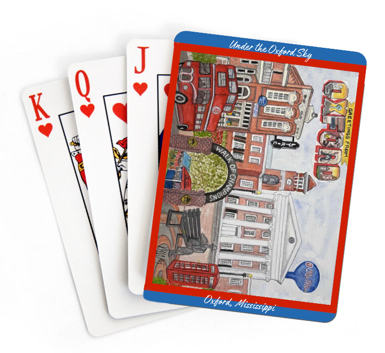 “Under the Oxford Sky” playing cards