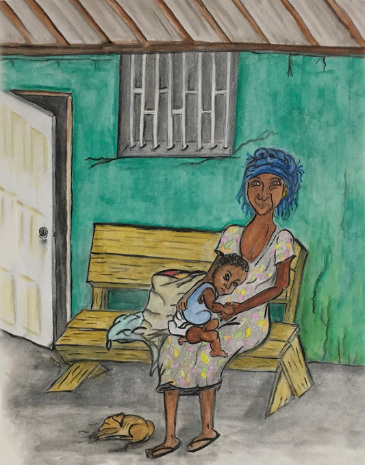 "Clinic Daze" Watercolor Print signed by Mickie West