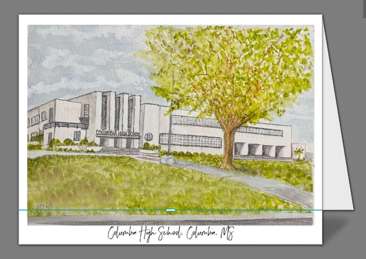 "Columbia High School" Notecards by Mickie West (set of 10)