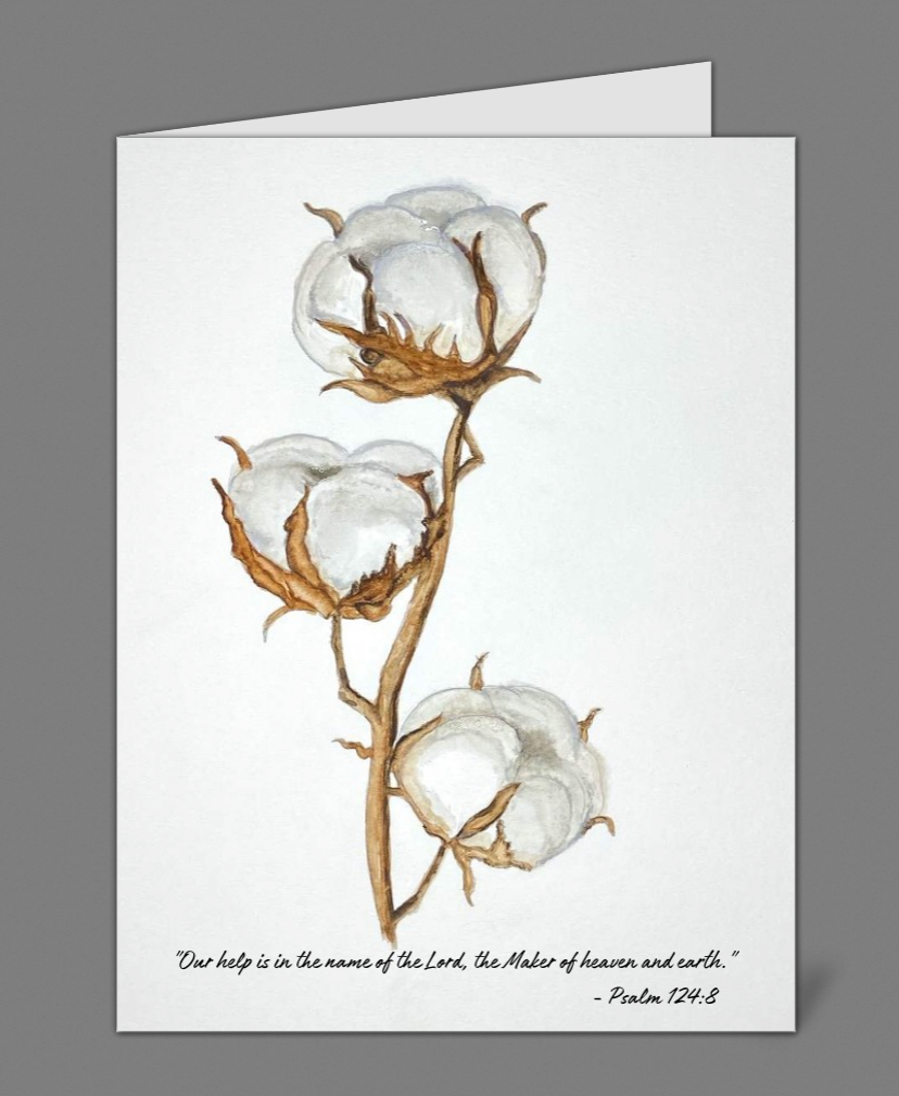 "Cotton Bolls" Notecards (set of 10)