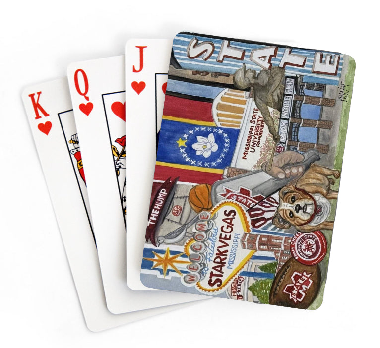 “Mississippi State - Our State” playing cards