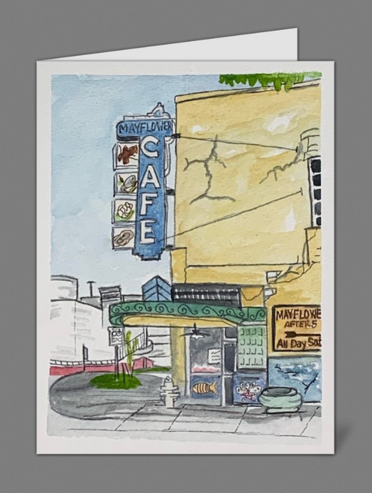 "Mayflower Cafe" Notecards (set of 10)