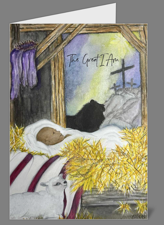 "The Great I Am" 5x7 Christmas Cards (set of 10)