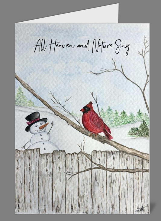"All Heaven and Nature Sing" 5x7 Christmas Cards (set of 10)