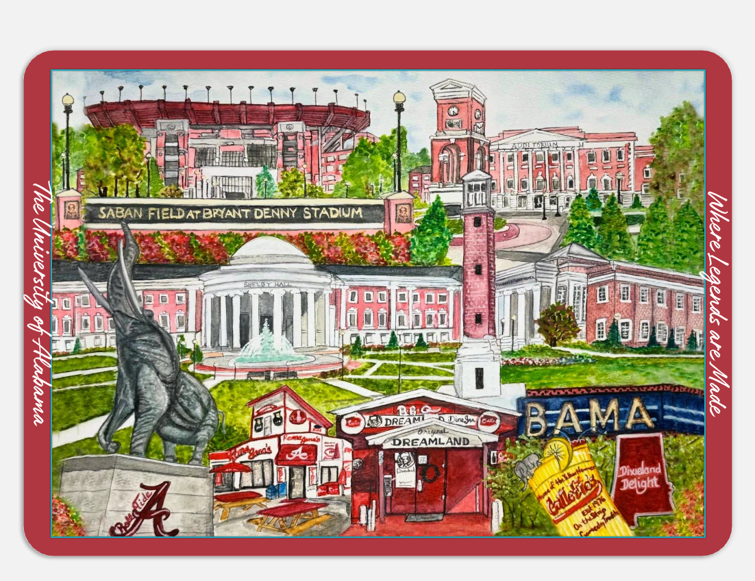 The University of Alabama "Where Dreams are Made" PLAYING CARDS