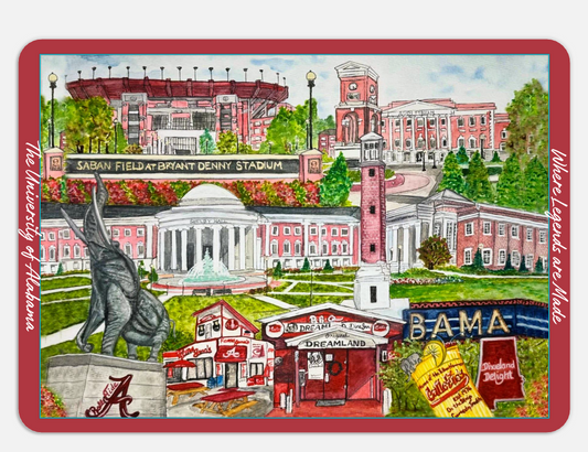 The University of Alabama "Where Dreams are Made" PLAYING CARDS