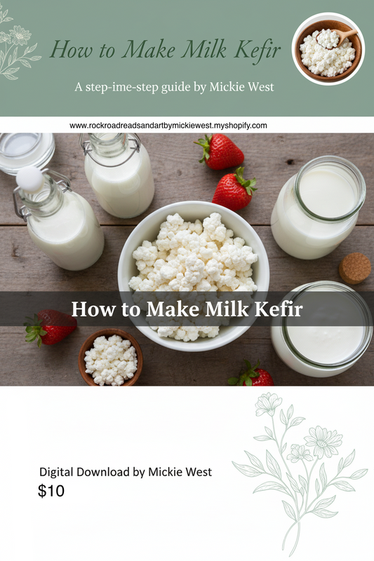 How to Make Milk Kefir by Mickie West
